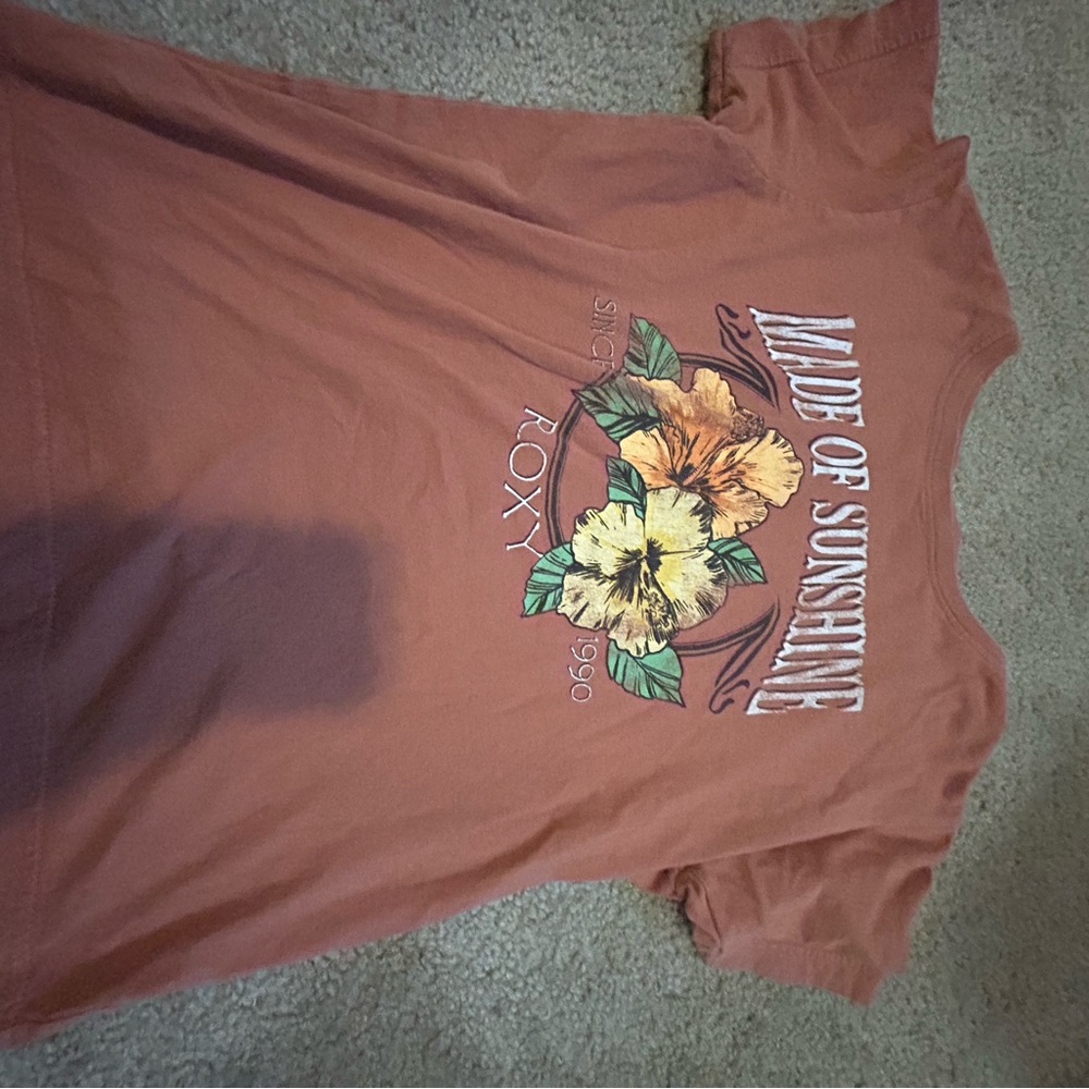 Roxy Burnt Orange Casual Top